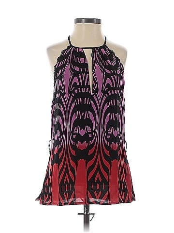 Bebe Sleeveless Silk Top (view 1)