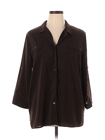 Sag Harbor 3/4 Sleeve Blouse (view 1)