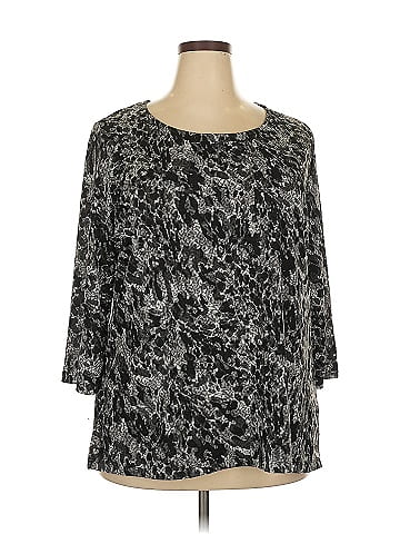 Sag Harbor 3/4 Sleeve Blouse (view 1)