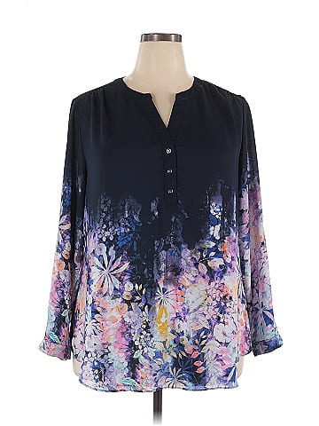 Sharagano 3/4 Sleeve Blouse (view 1)