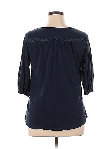 Elegantees 3/4 Sleeve Top (view 2)