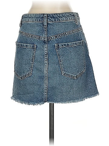 We the Free Denim Skirt (view 2)