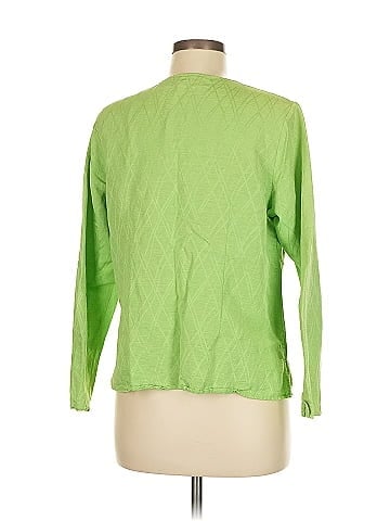 Laura Ashley Long Sleeve Silk Top (view 2)