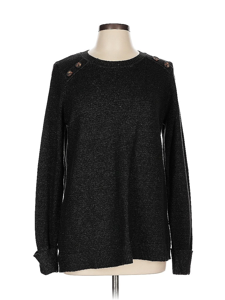 Pre-owned Pink Clover Pullover Sweater In Black