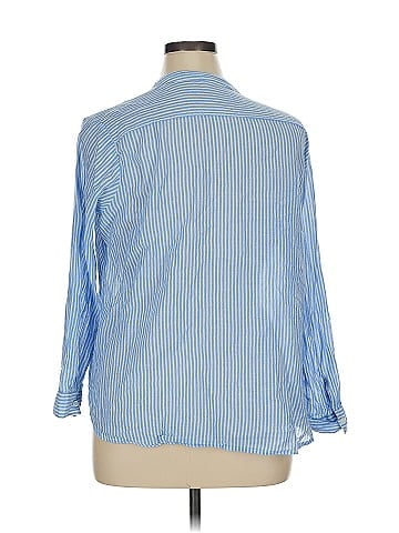Hannah 3/4 Sleeve Button-Down Shirt (view 2)