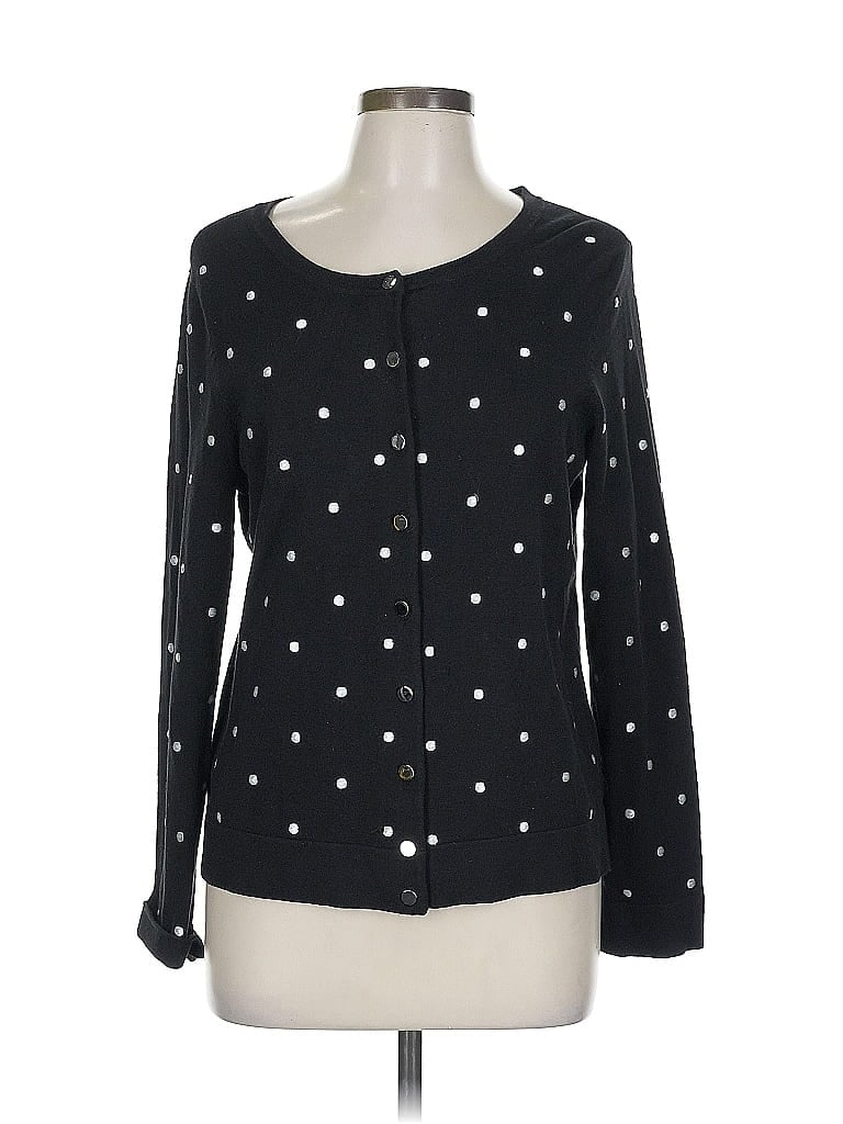 Pre-owned Charter Club Cardigan Sweater In Black