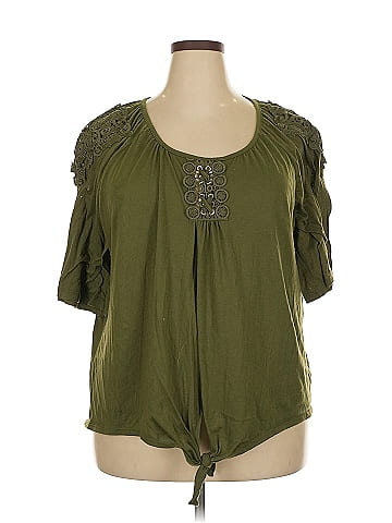 New York Laundry Short Sleeve Blouse (view 1)