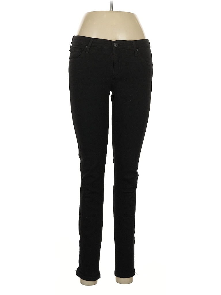 Pre-owned Adriano Goldschmied Jeggings In Black