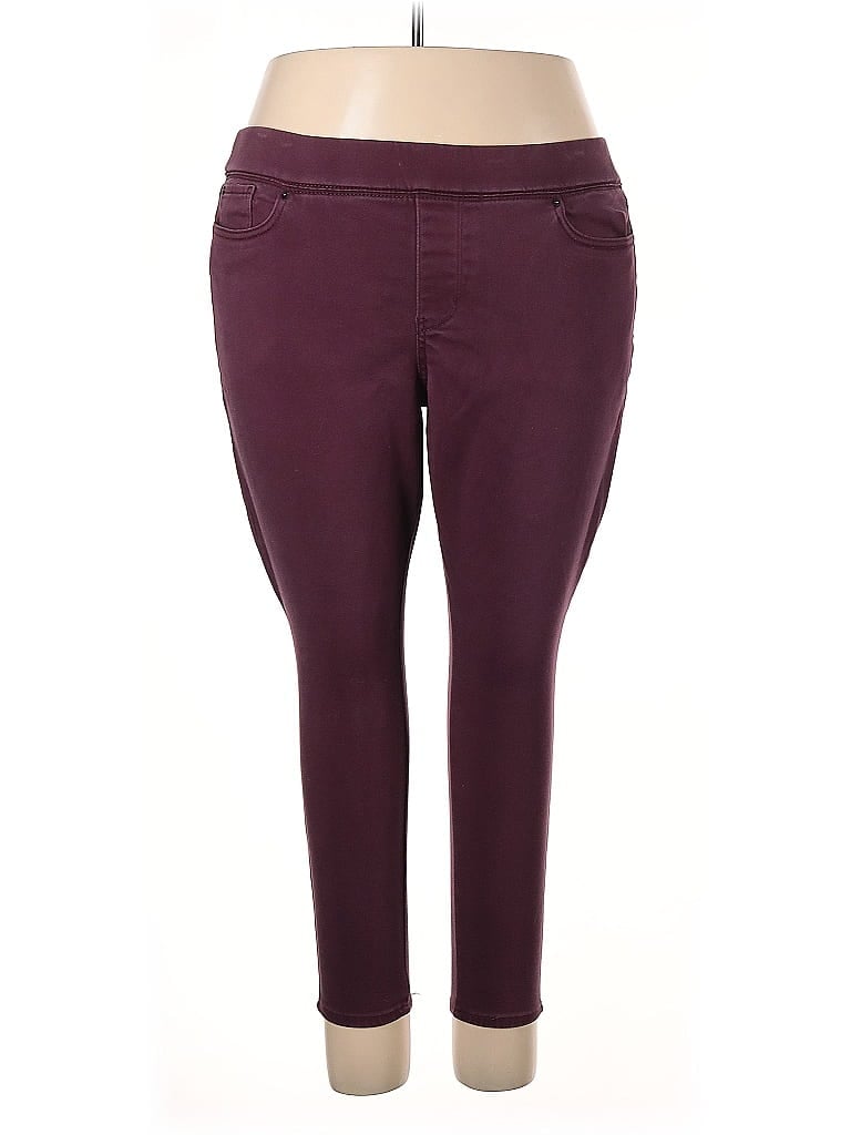 Pre-owned Levi Strauss Signature Casual Pants In Burgundy