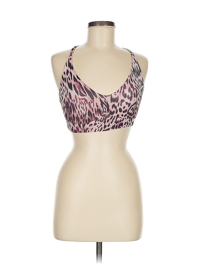 Pre-owned Yitty Tank Top Pink Halter Neckline Tops
