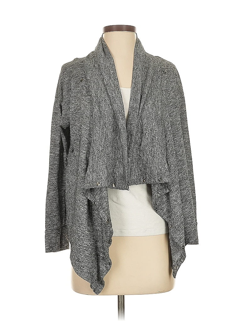 Pre-owned Eddie Bauer Cardigan Sweater In Gray