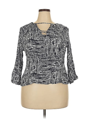Fun2Fun 3/4 Sleeve Blouse (view 1)