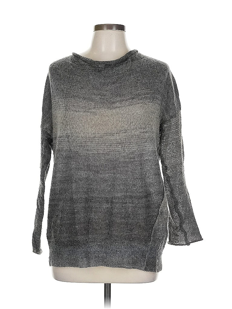 Pre-owned Ann Taylor Loft Pullover Sweater In Gray