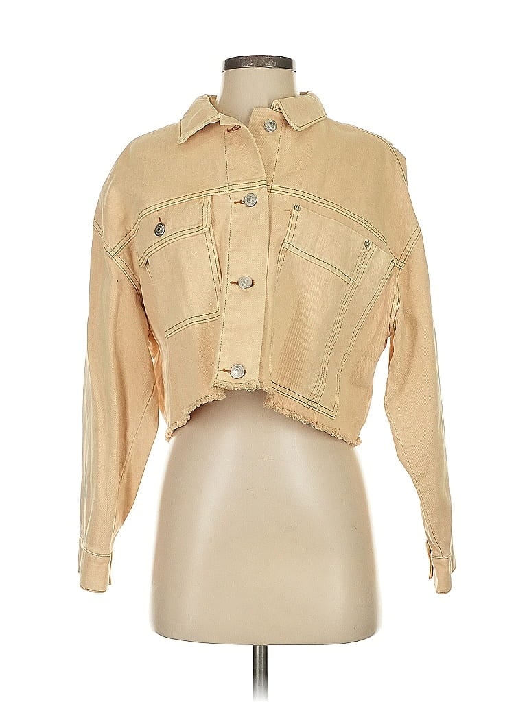 Pre-owned Zara Jacket In Brown