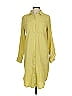 Magaschoni 100% Cotton Yellow Casual Dress Size S - photo 1