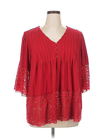 Roaman's 3/4 Sleeve Blouse (view 1)