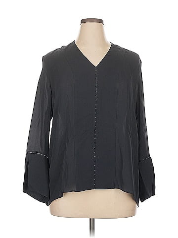 Elie Tahari 3/4 Sleeve Silk Top (view 1)