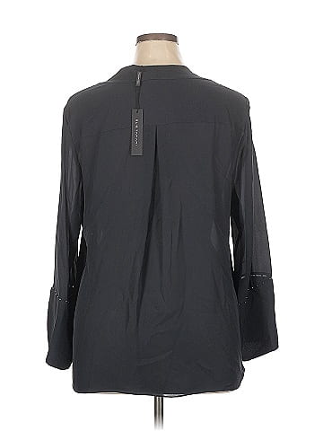 Elie Tahari 3/4 Sleeve Silk Top (view 2)