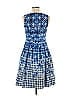 Talbots Argyle Blue Cocktail Dress Size 2 - photo 2