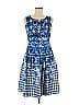 Talbots Argyle Blue Cocktail Dress Size 2 - photo 1
