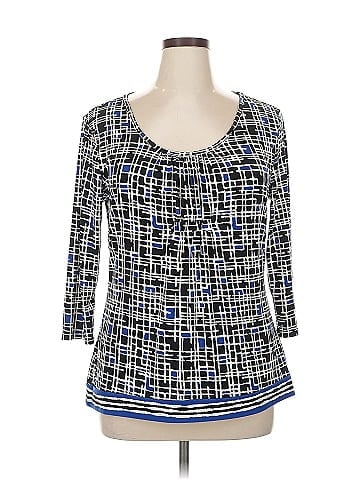 Liz & Co. 3/4 Sleeve Blouse (view 1)