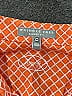 Foxcroft 100% Cotton Polka Dots Orange 3/4 Sleeve Button-Down Shirt Size 14 (petite) - photo 3