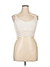 Aqua Ivory White Sleeveless Top Size 0X - photo 1