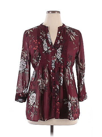 American Rag Cie 3/4 Sleeve Blouse (view 1)