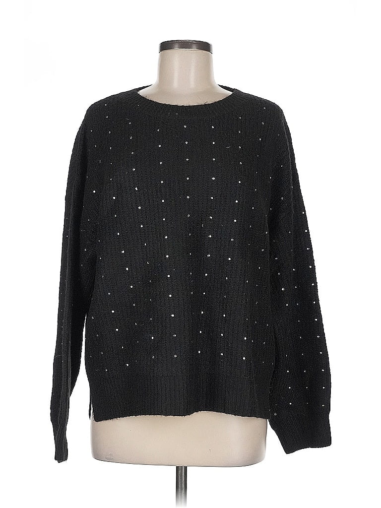 Pre-owned Dreamers By Debut Pullover Sweater In Black