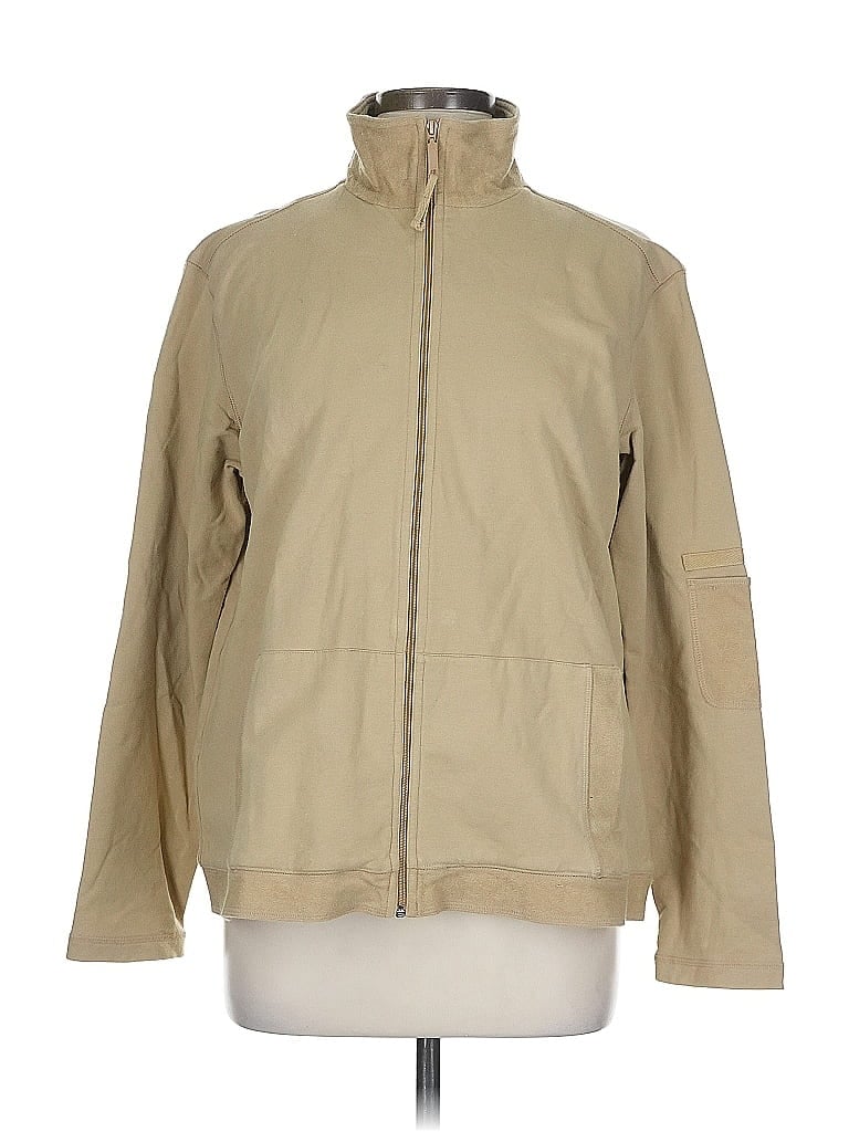 Pre-owned Chico's Design Zip Up Hoodie In Orange