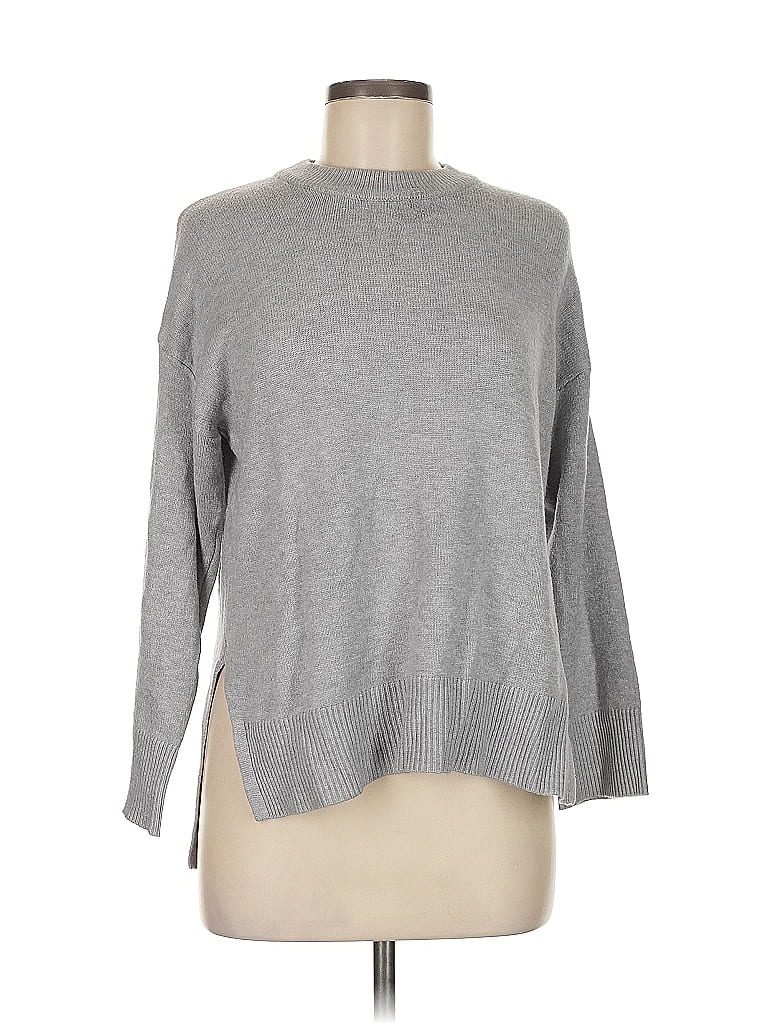 Pre-owned T Tahari Pullover Sweater In Gray