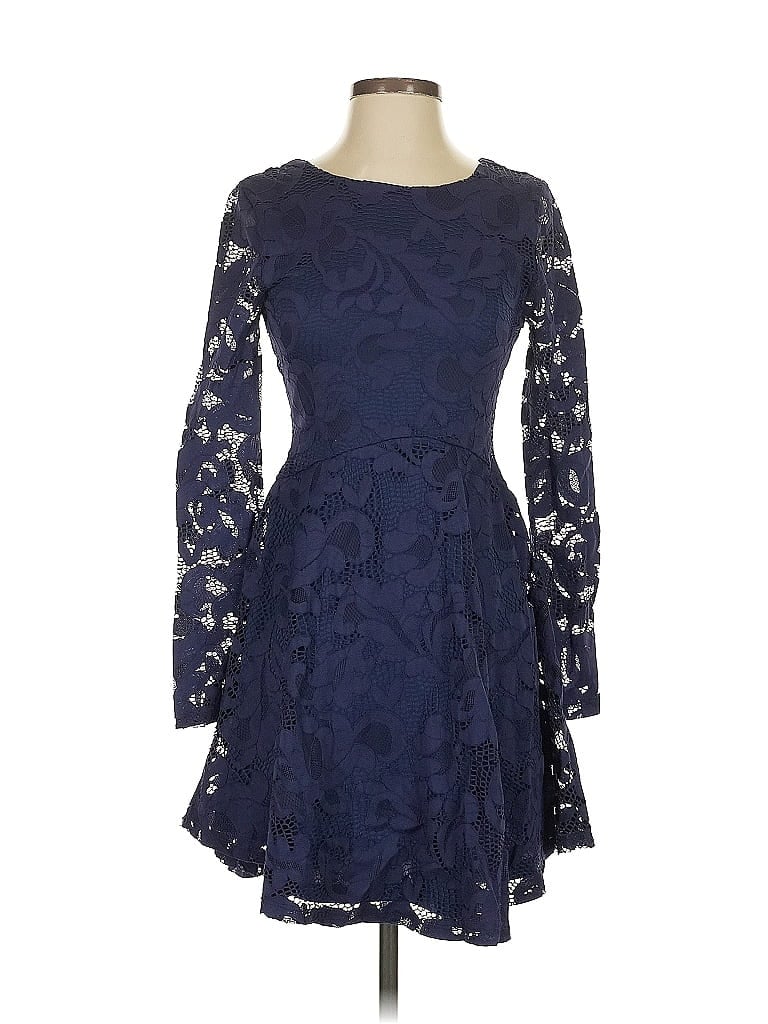 Pre-owned Everly Cocktail Dress In Blue