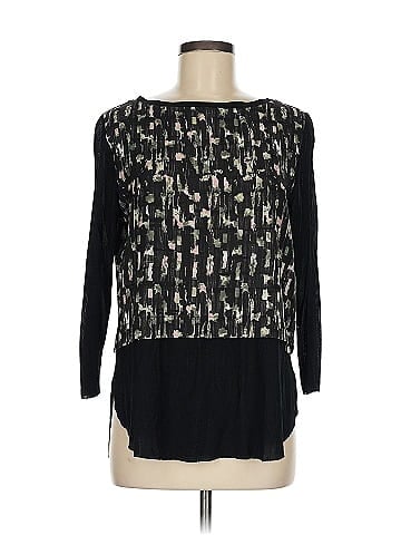 Zara W&B Collection 3/4 Sleeve Top (view 1)