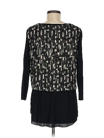 Zara W&B Collection 3/4 Sleeve Top (view 2)