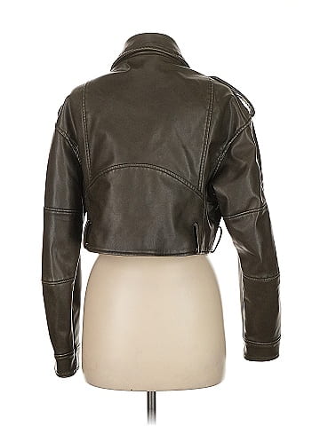 Zara Faux Leather Jacket (view 2)