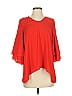The Limited 100% Polyester Red 3/4 Sleeve Blouse Size XS - photo 1