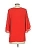 The Limited 100% Polyester Red 3/4 Sleeve Blouse Size XS - photo 2