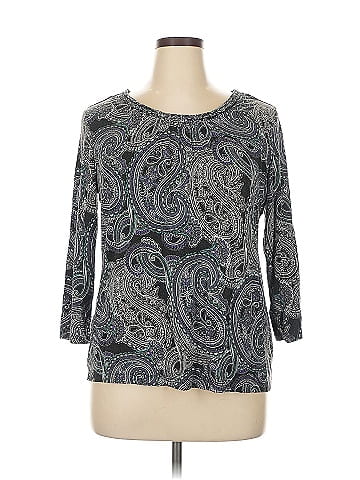 Croft & Barrow 3/4 Sleeve Top (view 1)