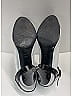 Chanel 100% Leather Color Block Gray Silver Leather Mary Jane Heels Size EU 38 1/2 - photo 12