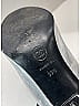 Chanel 100% Leather Color Block Gray Silver Leather Mary Jane Heels Size EU 38 1/2 - photo 7