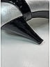 Chanel 100% Leather Color Block Gray Silver Leather Mary Jane Heels Size EU 38 1/2 - photo 9