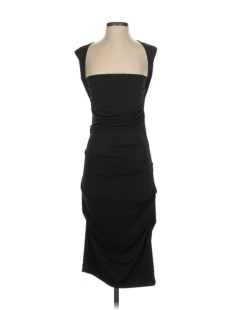 Pre-owned Nicole Miller Collection Cocktail Dress In Black
