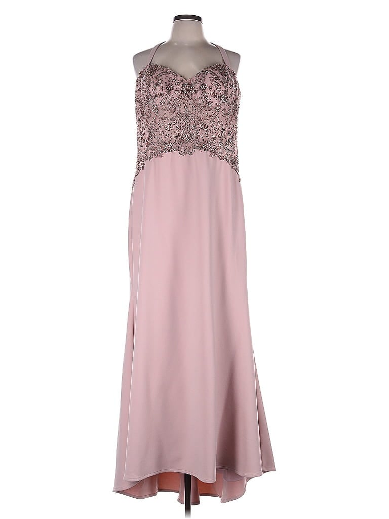 Montage by Mon Cheri 100% Polyester Pink Cocktail Dress Size 18 - photo 1