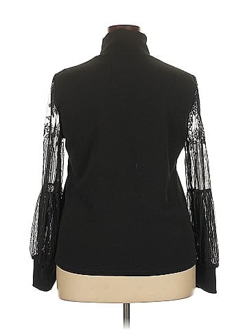 Shein Curve Long Sleeve Blouse (view 2)