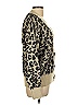 Glo Animal Print Tan Cardigan Size L - photo 4