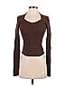 Keigan Brown Pullover Sweater Size S - photo 1