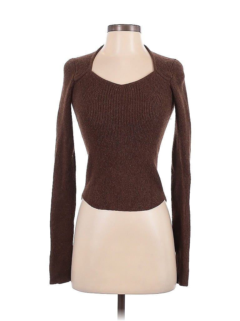 Keigan Brown Pullover Sweater Size S - photo 1