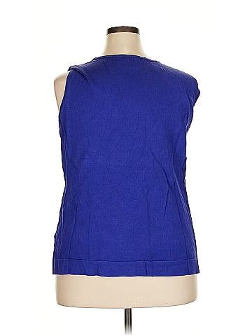 August Silk Sleeveless Blouse (view 2)
