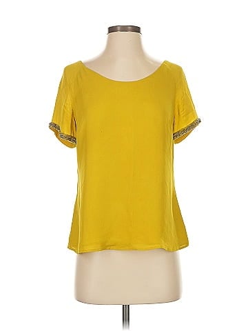 Rebecca Minkoff Short Sleeve Silk Top (view 1)