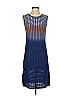 Magaschoni Graphic Blue Cocktail Dress Size S - photo 1